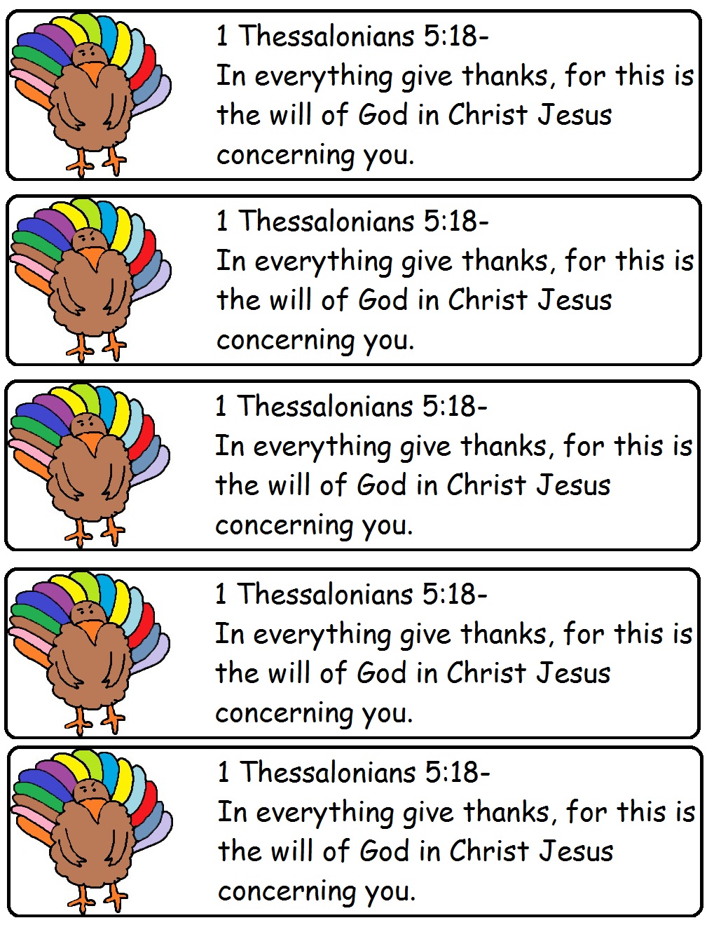 Thanksgiving Sunday School Lesson